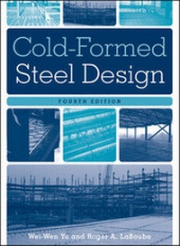Abbildung von: Cold-Formed Steel Design - Wiley