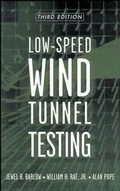 Cover: Low-Speed Wind Tunnel Testing - Wiley