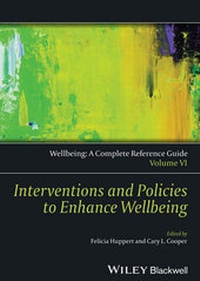 Enlarge image Cover: Wellbeing: A Complete Reference Guide - Wiley