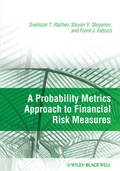 Cover: A Probability Metrics Approach to Financial Risk Measures - Wiley