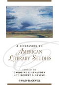 Cover: A Companion to American Literary Studies - Wiley