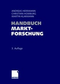 Enlarge image Cover: Handbuch Marktforschung - Springer Gabler