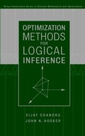 Cover: Optimization Methods for Logical Inference - Wiley