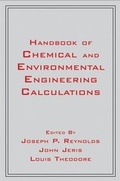 Cover: Handbook of Chemical and Environmental Engineering Calculations - Wiley