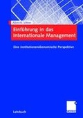 Cover: Einf&uuml;hrung in das Internationale Management - Springer Gabler