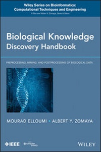 Enlarge image Cover: Biological Knowledge Discovery Handbook - Wiley