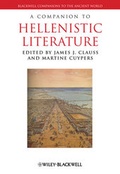 Cover: A Companion to Hellenistic Literature - Wiley