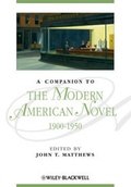Cover: A Companion to the Modern American Novel 1900 - 1950 - Wiley