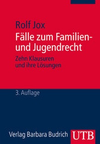 Abbildung von: Fälle zum Familien- und Jugendrecht - UTB