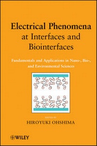 Enlarge image Cover: Electrical Phenomena at Interfaces and Biointerfaces - Wiley