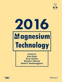 Enlarge image Cover: Magnesium Technology 2016 - Wiley