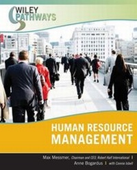 Enlarge image Cover: Wiley Pathways Human Resource Management - Wiley