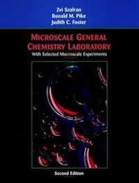 Enlarge image Cover: Microscale General Chemistry Laboratory - Wiley