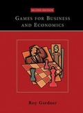 Cover: Games for Business and Economics - Wiley