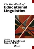 Cover: Handbook of Educational Linguistics - Wiley