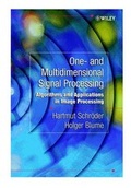 Cover: Multi-Dimensional Signal Processing - Wiley