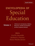 Cover: Encyclopedia of Special Education. A Reference for the Education of Children, Adolescents, and Adults Disabilities and Other Exceptional Individuals - Wiley