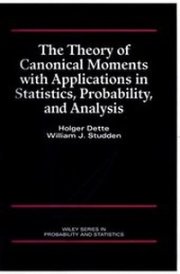 Abbildung von: The Theory of Canonical Moments with Applications in Statistics, Probability, and Analysis - Wiley
