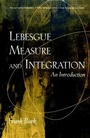 Cover: Lebesgue Measure and Integration - Wiley