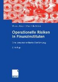 Enlarge image Cover: Operationelle Risiken in Finanzinstituten - Springer Gabler