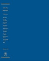 Enlarge image Cover: Organic Reactions - Wiley