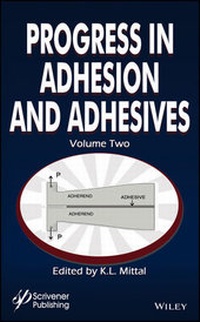 Enlarge image Cover: Progress in Adhesion and Adhesives - Wiley-Scrivener
