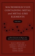 Cover: Macromolecules Containing Metal and Metal-Like Elements - Wiley