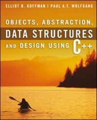 Enlarge image Cover: Objects, Abstraction, Data Structures and Design - Wiley