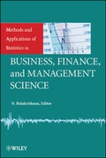 Cover: Methods and Applications of Statistics in Business, Finance, and Management Science - Wiley
