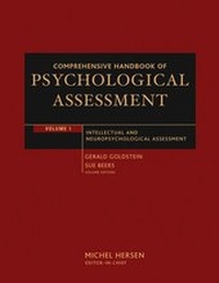 Enlarge image Cover: Comprehensive Handbook of Psychological Assessment - Wiley