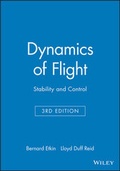 Cover: Dynamics of Flight - Wiley