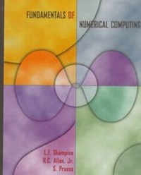 Enlarge image Cover: Fundamentals of Numerical Computing - Wiley