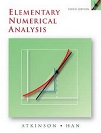 Enlarge image Cover: Elementary Numerical Analysis - Wiley