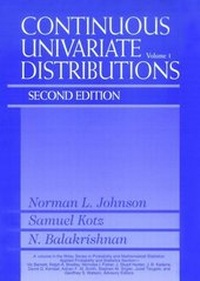 Enlarge image Cover: Continuous Univariate Distributions - Wiley