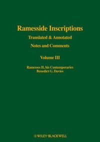 Enlarge image Cover: Ramesside Inscriptions - Wiley