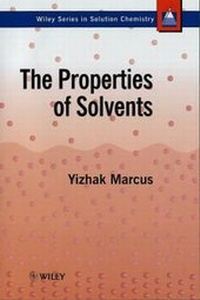 Enlarge image Cover: The Properties of Solvents - Wiley