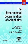 Cover: The Experimental Determination of Solubilities - Wiley