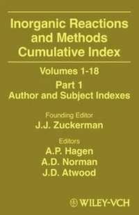 Enlarge image Cover: Inorganic Reactions and Methods - Wiley-VCH