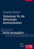 Cover: Textwissen f&uuml;r Wirtschaftskommunikation - UTB