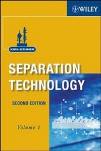 Enlarge image Cover: Kirk-Othmer Separation Technology - Wiley