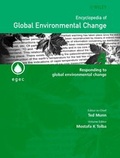 Cover: Encyclopedia of Global Environmental Change - Wiley