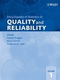 Enlarge image Cover: Encyclopedia of Statistics in Quality and Reliability - Wiley