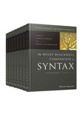 Cover: The Wiley Blackwell Companion to Syntax - Wiley