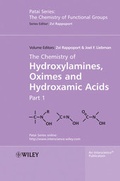 Cover: The Chemistry of Hydroxylamines, Oximes and Hydroxamic Acids - Wiley