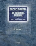 Cover: Encyclopedia of Actuarial Science - Wiley