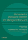 Cover: Wiley Encyclopedia of Operations Research and Management Science - Wiley