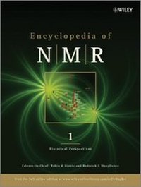 Enlarge image Cover: Encyclopedia of NMR - Wiley