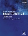 Cover: Encyclopedia of Biostatistics - Wiley
