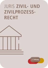 Abbildung von: juris Zivil- und Zivilprozessrecht - Juris