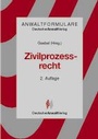 Cover: AnwaltFormulare Zivilprozessrecht - Deutscher Anwaltverlag